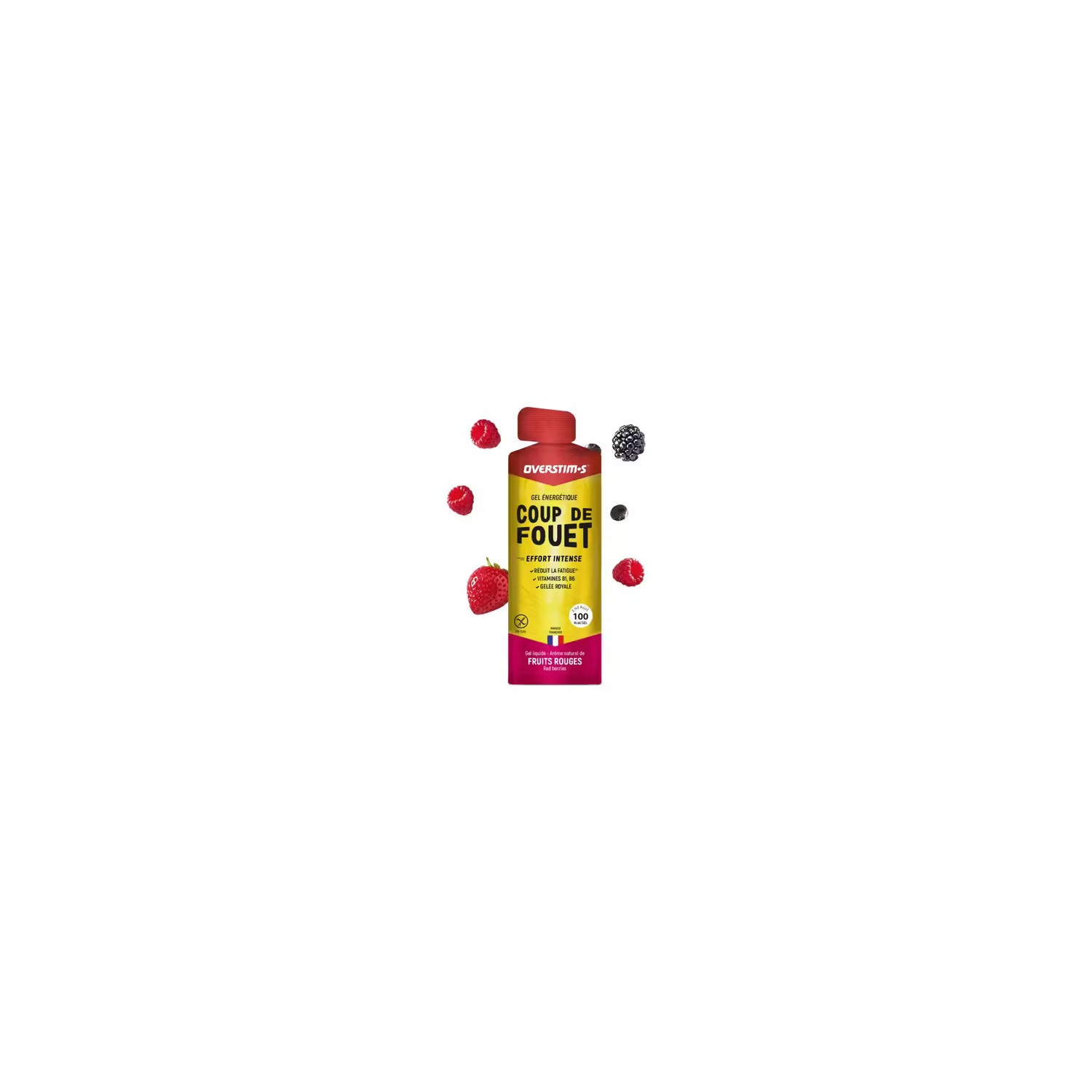 OVERSTIM'S - Gel Coup de fouet (Fruits Rouges)