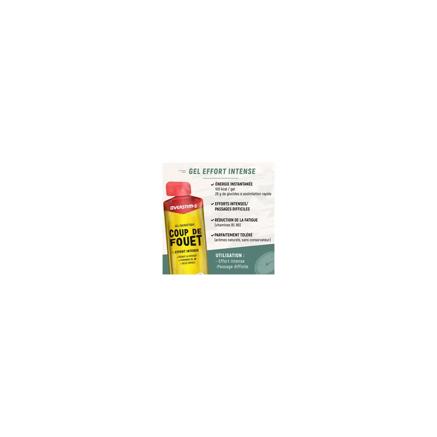 OVERSTIM'S - Gel Coup de fouet (Fruits Rouges)