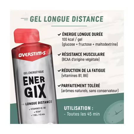 OVERSTIM'S - Gel Energix (Fruits Rouges)