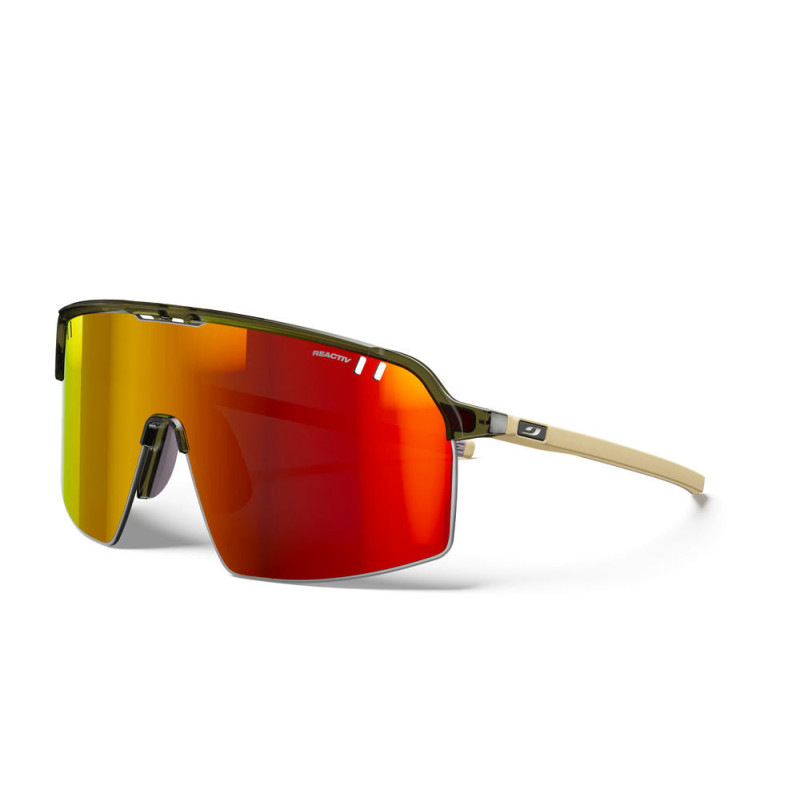 JULBO - INTENSITY REACTIV Vert Army Translucide Brillant / Beige Mat JULBO - INTENSITY REACTIV Vert Army Translucide Brillant / Beige Mat