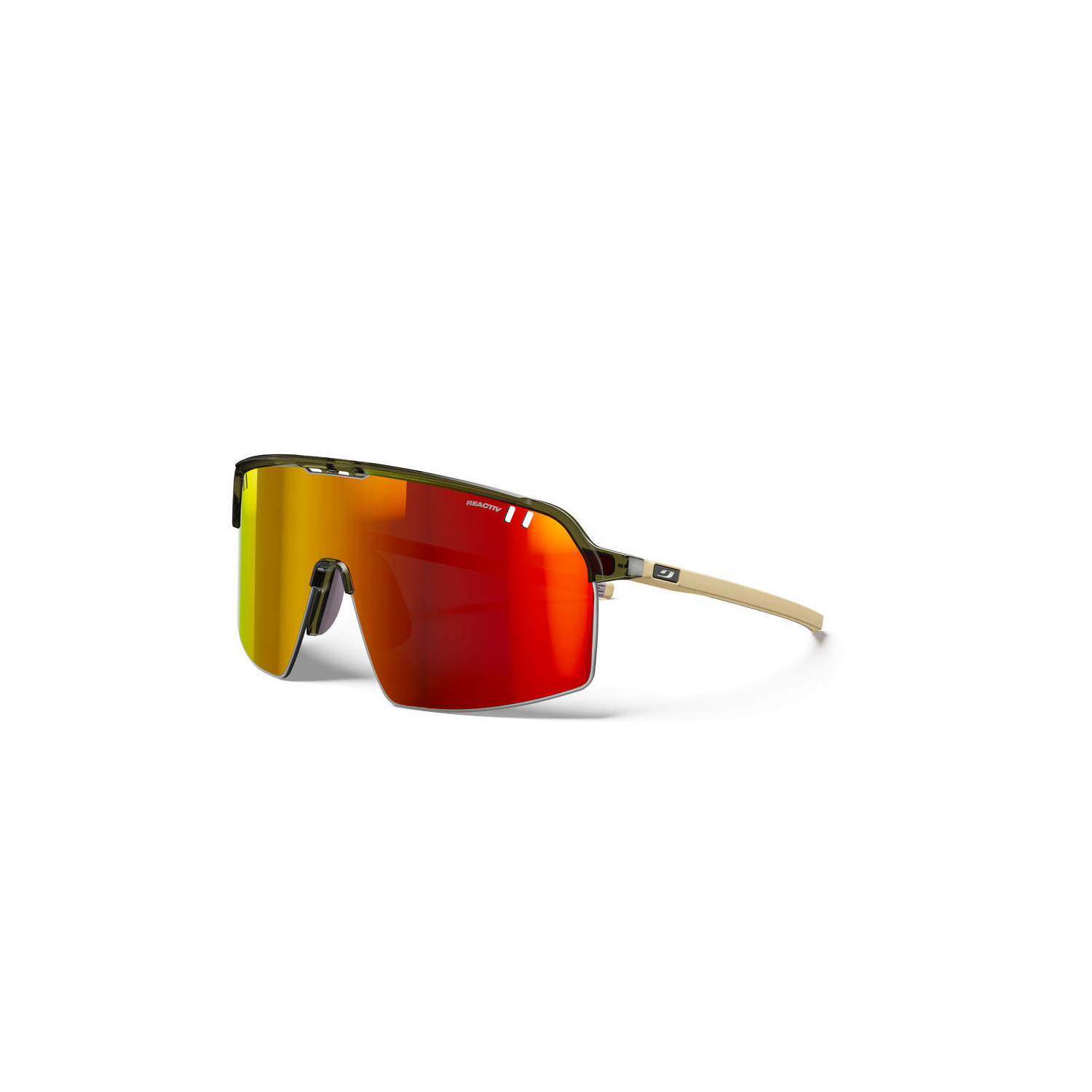 JULBO - INTENSITY REACTIV Vert Army Translucide Brillant / Beige Mat
