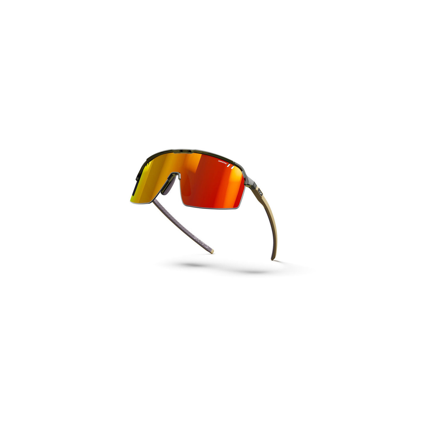 JULBO - INTENSITY REACTIV Vert Army Translucide Brillant / Beige Mat