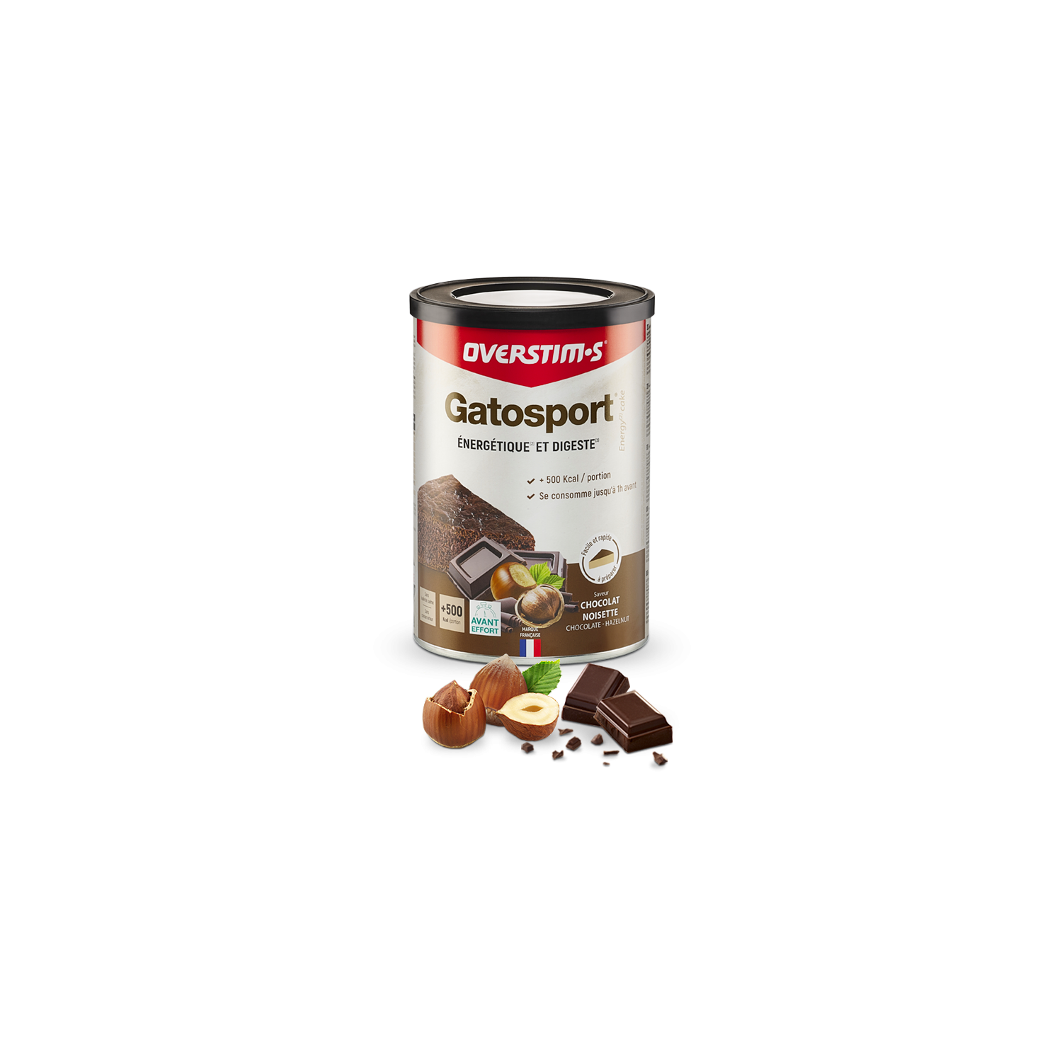 OVERSTIM'S - Gatosport (Chocolat - Noisettes)