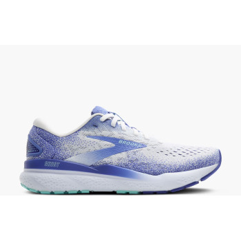 BROOKS - Ghost 16 (Femme) White/Amparo Blue/Limpet Shell