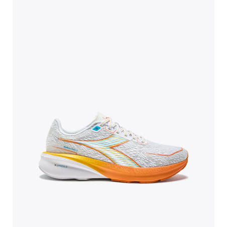 DIADORA - MYTHOS BLUSHIELD VOLO 5 (Homme) WHITE/NECTARINE/LEMON CHROME