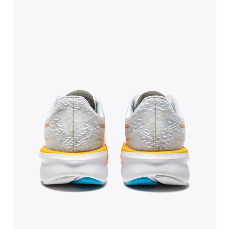 DIADORA - MYTHOS BLUSHIELD VOLO 5 (Homme) WHITE/NECTARINE/LEMON CHROME